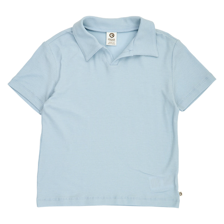 müsli Poloshirt S_S Tee Ocean 014421102