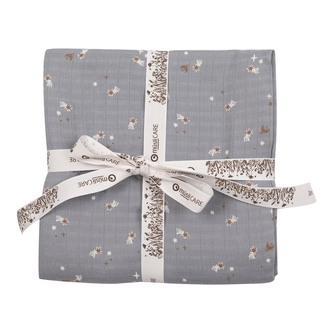 müsli Pucktuch Nursery Jasmin blue/ Balsam cream/ Walnut 690000318