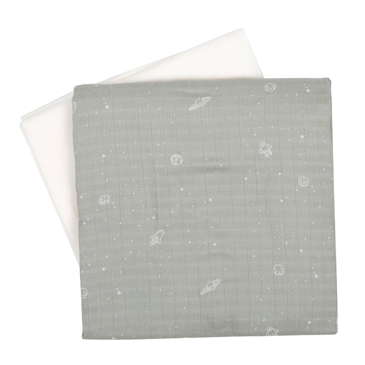 müsli Pucktuch 2er-Pack Nursery Mineral green/ Balsam cream 690000365