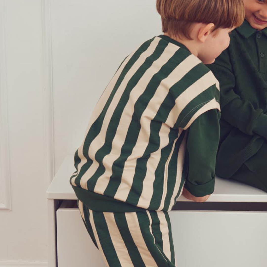 müsli Pullunder L_S Tee Oak/ Forest green 690000335