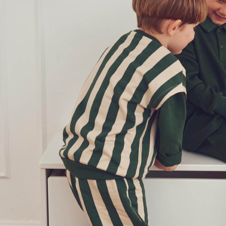 müsli Pullunder L_S Tee Oak/ Forest green 690000335