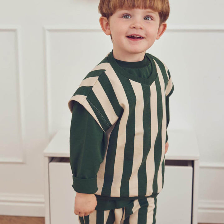 müsli Pullunder L_S Tee Oak/ Forest green 690000335