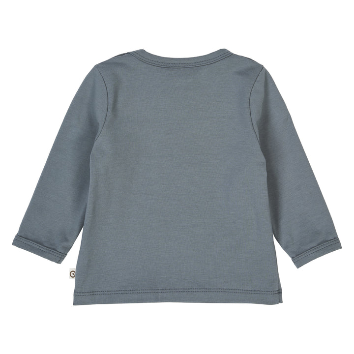 müsli RE-LOVED Babylangarmshirt L_S Tee Stormy blue 018421402