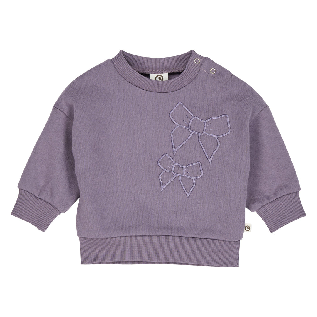 müsli RE-LOVED Babysweatshirt L_S Tee Lilac fog 018371202