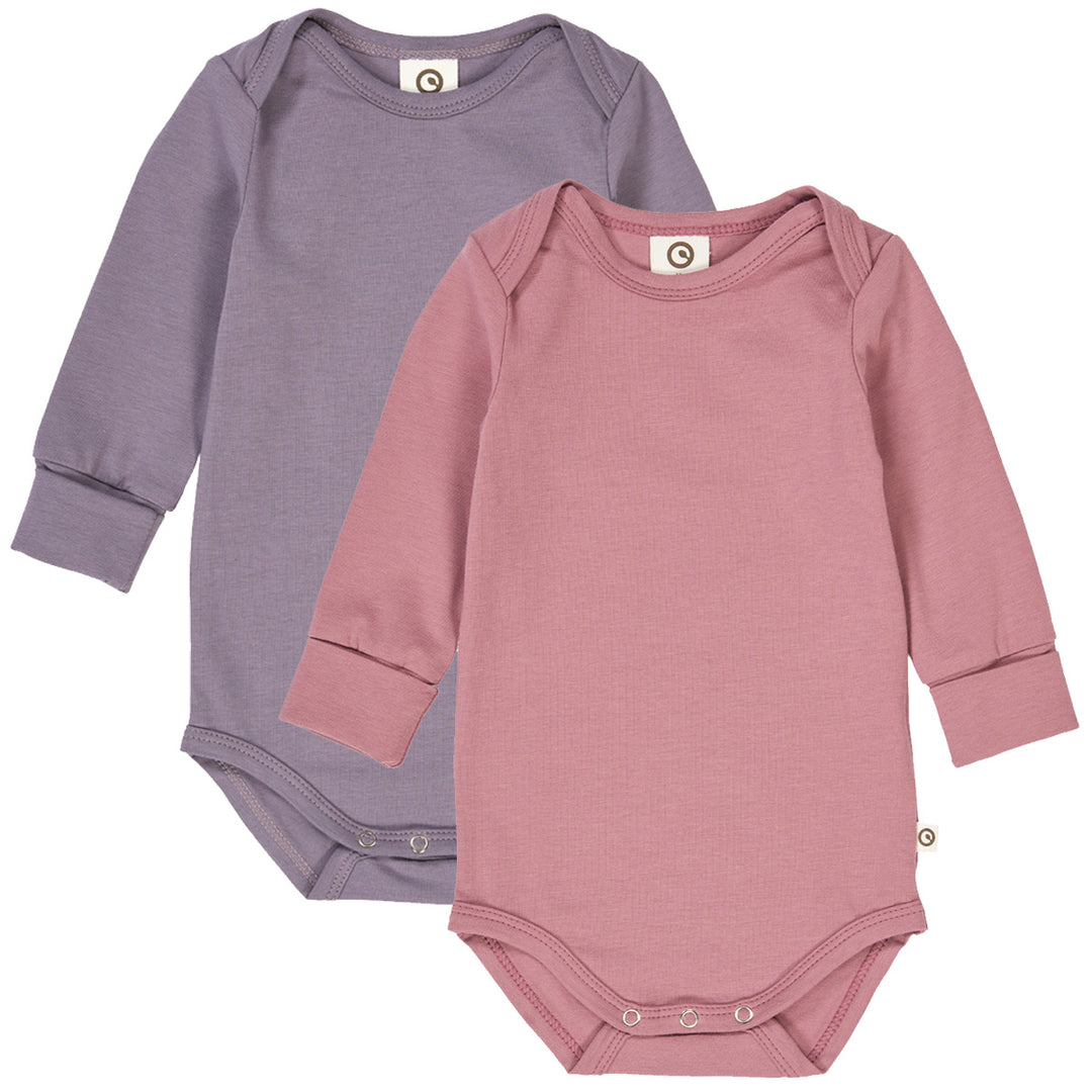 müsli RE-LOVED Langarmbody 2er-Pack Bodystockings Nostalgia Rose/ Lilac Fog 690000284