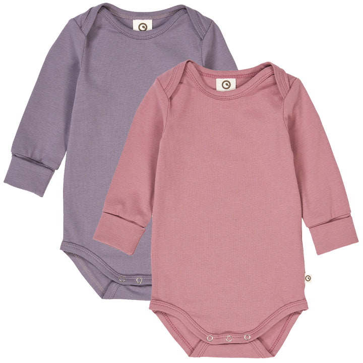 müsli RE-LOVED Langarmbody 2er-Pack Bodystockings Nostalgia Rose/ Lilac Fog 690000284