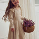 müsli RE-LOVED Langarmkleid Dress Oak/ Nostalgia rose/ Beige 690000251