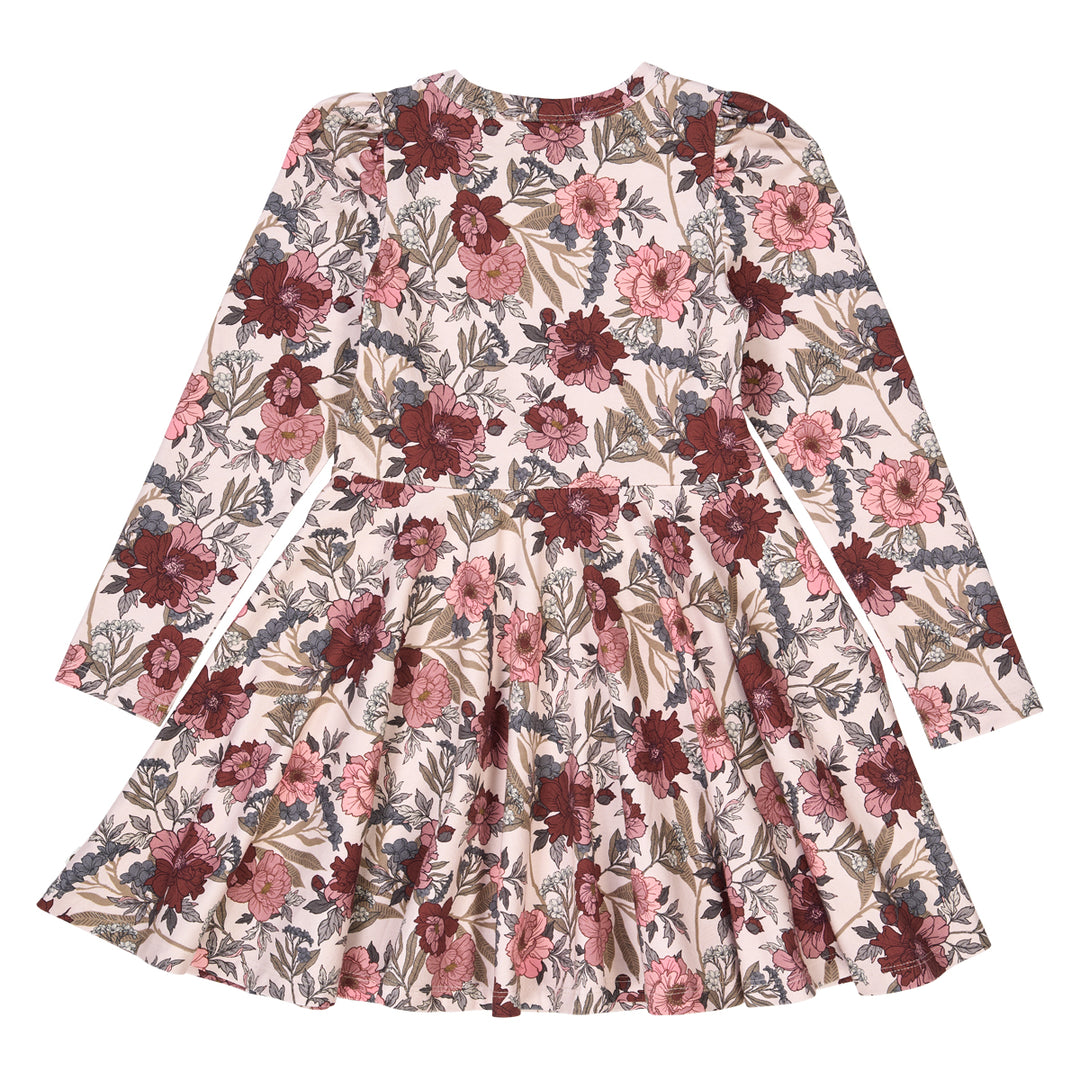 müsli RE-LOVED Langarmkleid Dress Nightingale/ Root/ Nostalgia rose 690000252