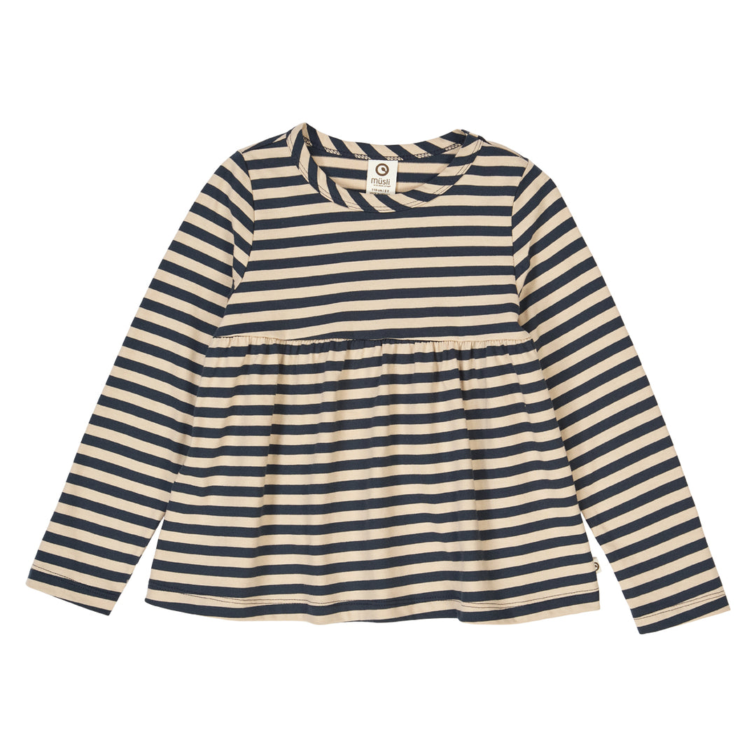 müsli RE-LOVED Langarmshirt L_S Tee Oak/ Night blue 690000267