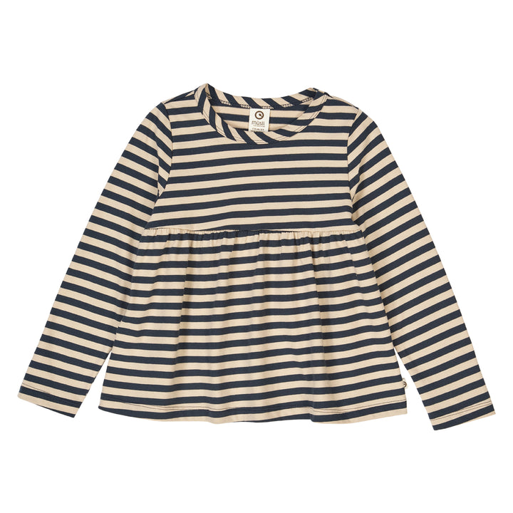 müsli RE-LOVED Langarmshirt L_S Tee Oak/ Night blue 690000267