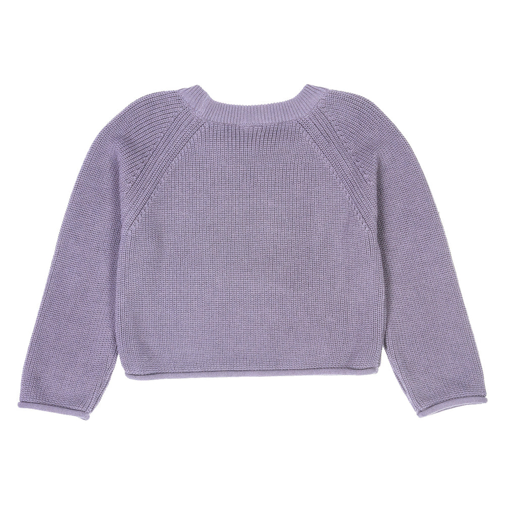 müsli RE-LOVED Strickpullover L_S Tee Lilac fog 018371202