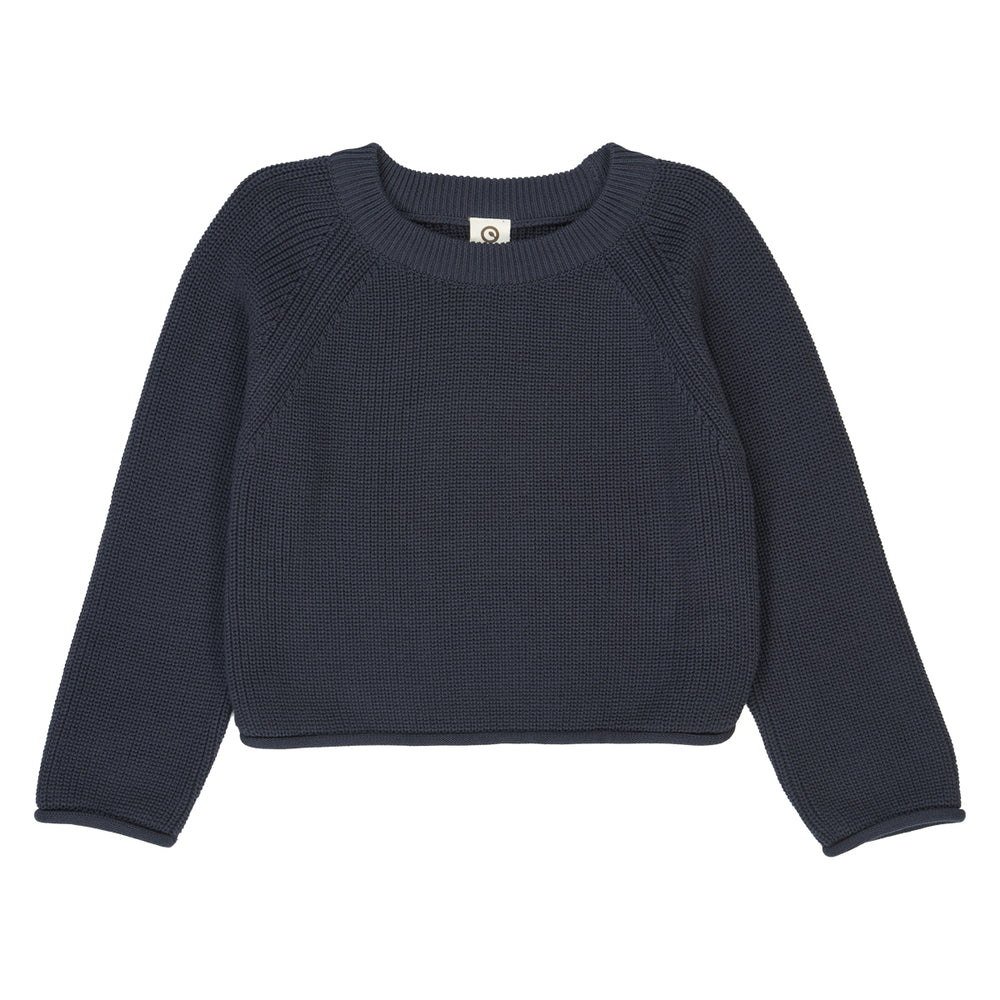 müsli RE-LOVED Strickpullover L_S Tee Night blue 019402301