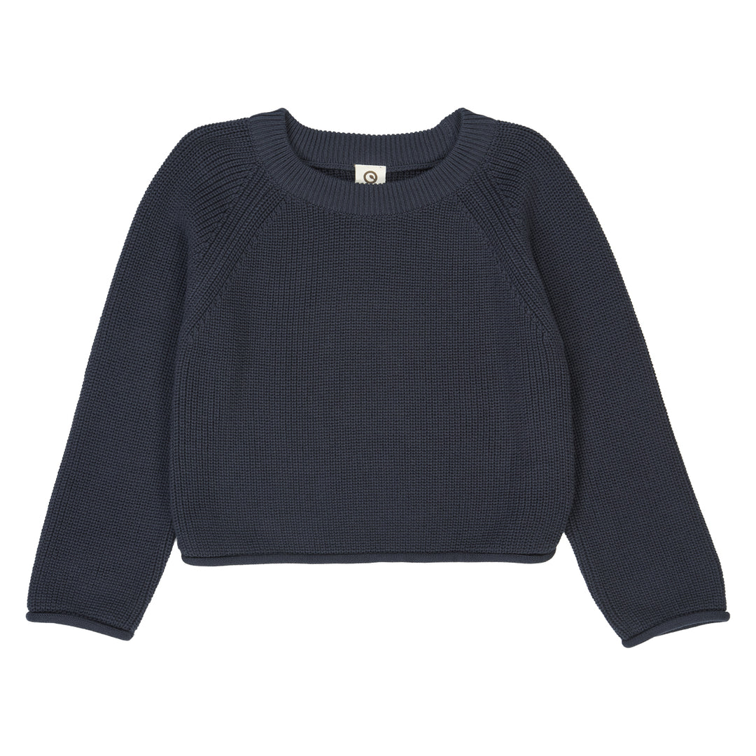 müsli RE-LOVED Strickpullover L_S Tee Night blue 019402301