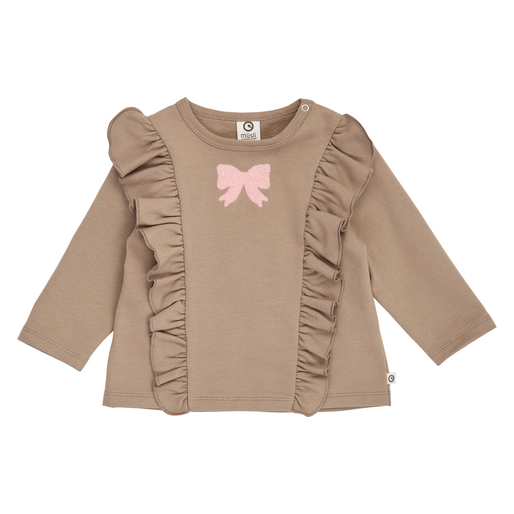 müsli Set aus Babyhose und Babylangarmshirt L_S Tee Walnut 017080802