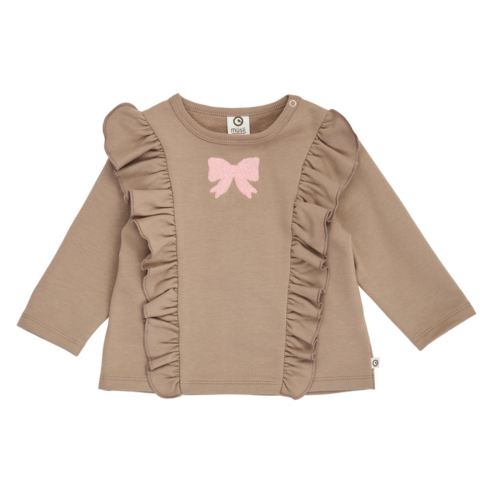 müsli Set aus Babyhose und Babylangarmshirt L_S Tee Walnut 017080802