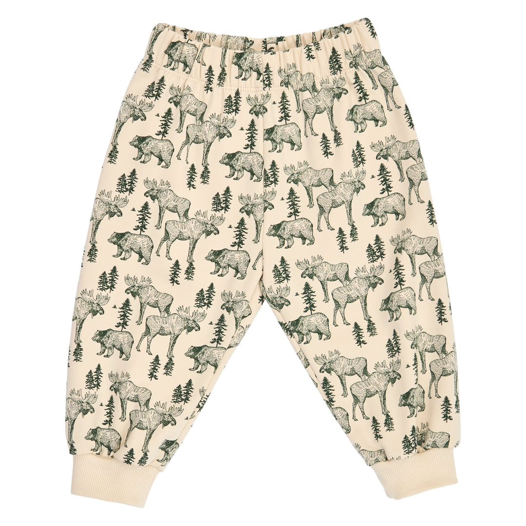 müsli Set aus Babyhose und Babylangarmshirt L_S Tee Oak/ Forest green 690000335
