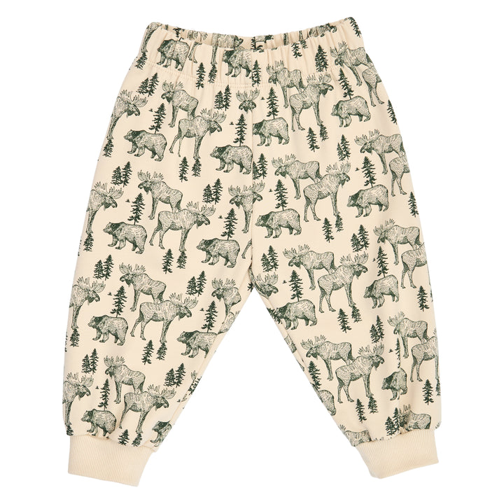 müsli Set aus Babyhose und Babylangarmshirt L_S Tee Oak/ Forest green 690000335