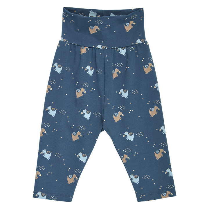 müsli Set aus Babyhose und Babylangarmshirt Pants Navy/ Soft blue/ Walnut 690000336