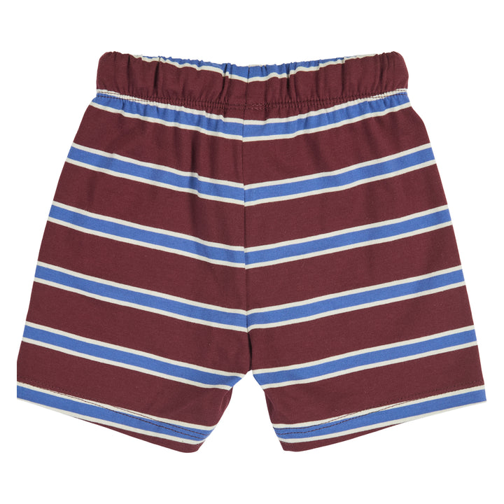 müsli Set aus Babyshirt und Shorts Bodystockings Russet/ Azure blue/ Tofu 690000302