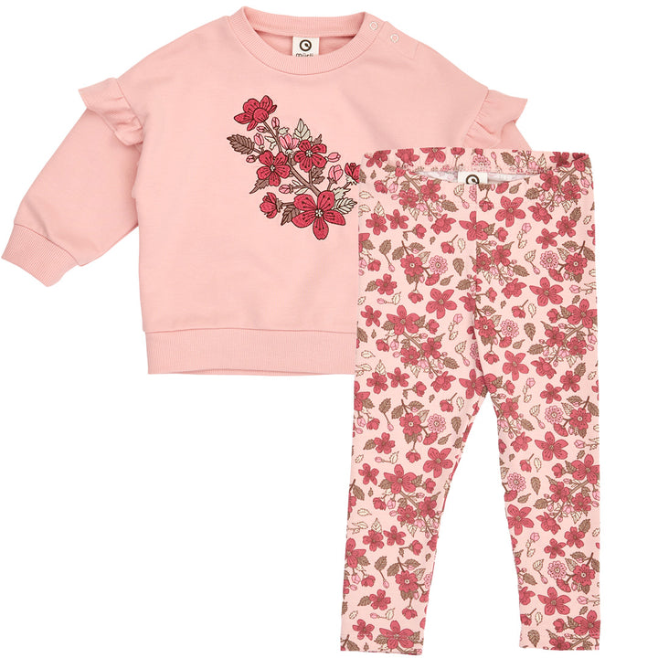 müsli Set aus Babysweatshirt und Hose Pants Blush/ Baroque rose/ Mauve 690000331