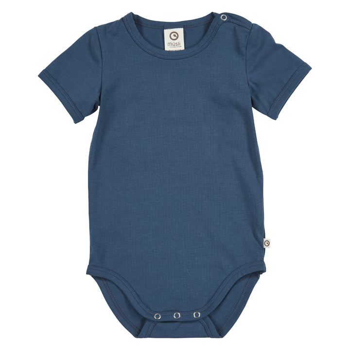 müsli Set aus Kurzarmbody und Latzhose Bodystockings Hemp/ Navy 690000309
