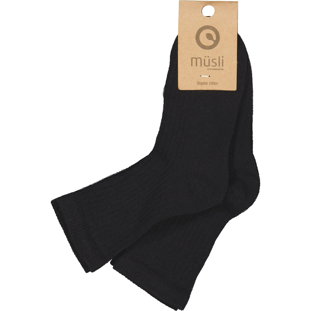 müsli Socken 2er-Pack Socks Black 019400706