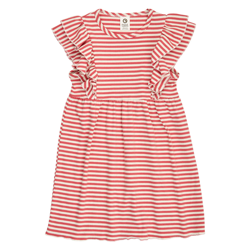 müsli Sommerkleid Dress Mineral red/ Tofu 690000312