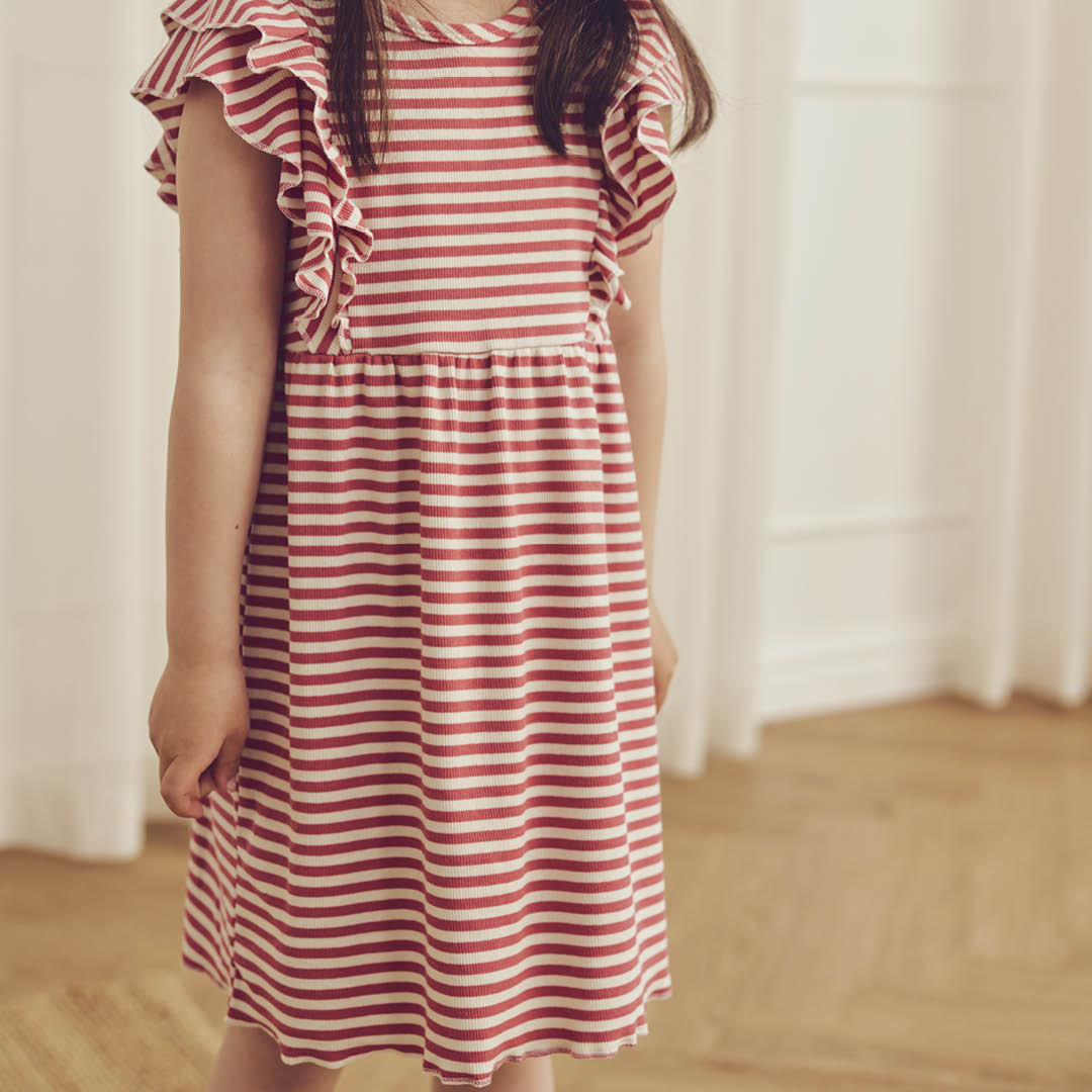 müsli Sommerkleid Dress Mineral red/ Tofu 690000312