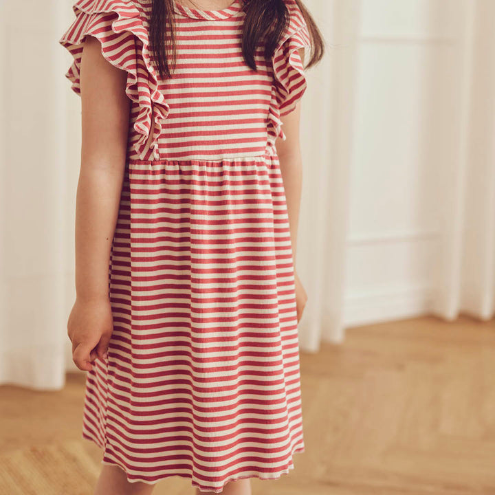 müsli Sommerkleid Dress Mineral red/ Tofu 690000312