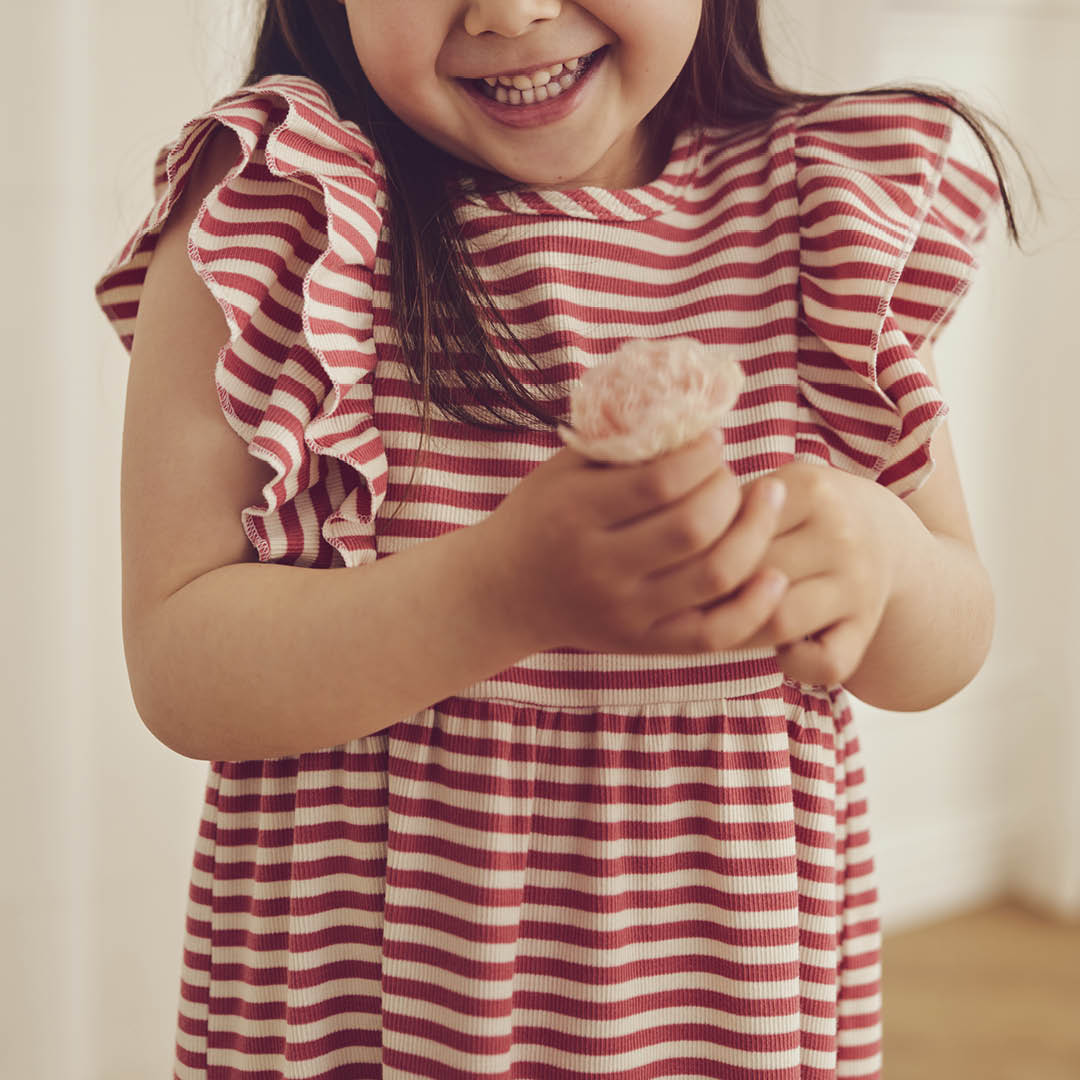 müsli Sommerkleid Dress Mineral red/ Tofu 690000312