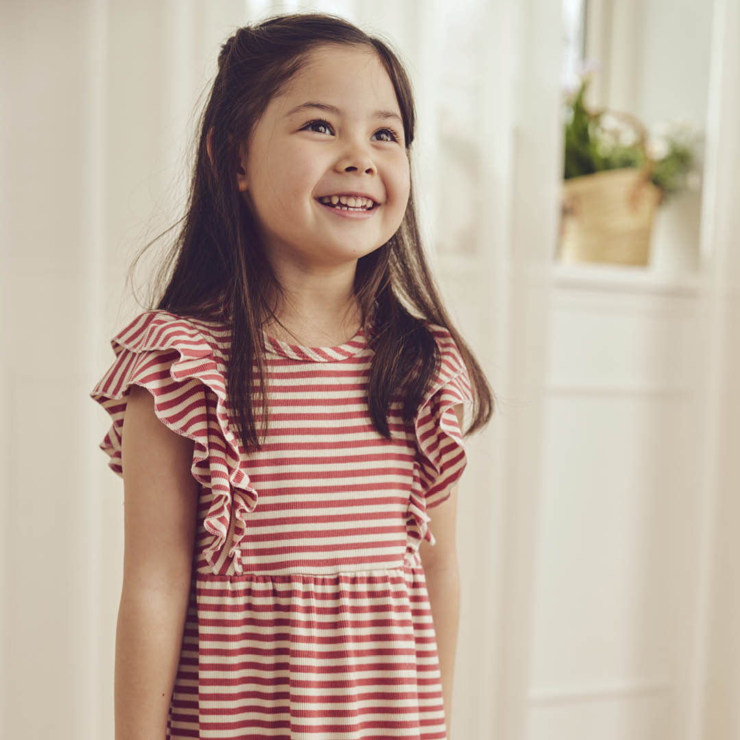 müsli Sommerkleid Dress Mineral red/ Tofu 690000312