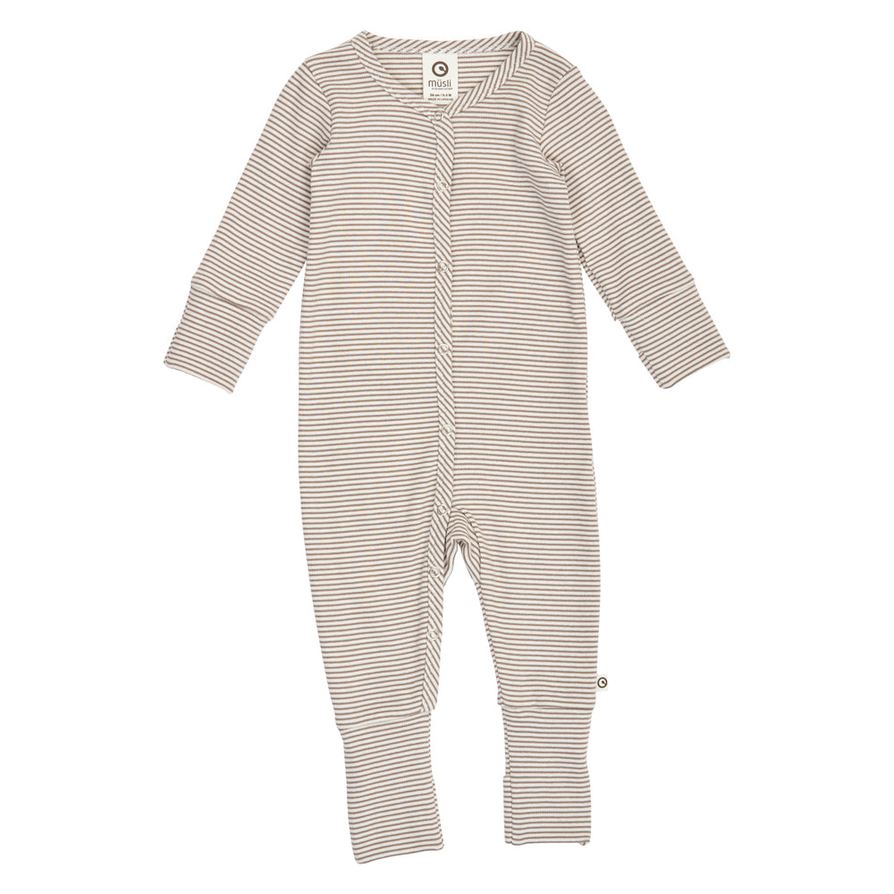 müsli Strampler Jumpsuit Balsam cream/ Walnut 690000343