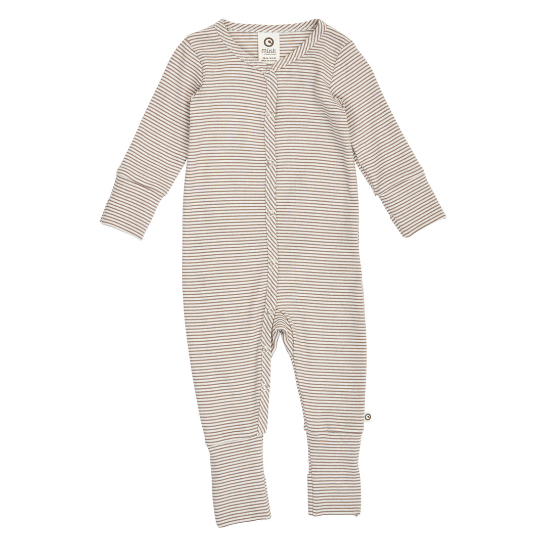 müsli Strampler Jumpsuit Balsam cream/ Walnut 690000343