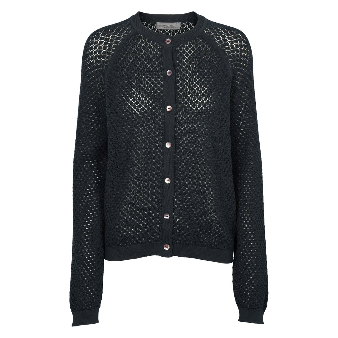 Conservandum Strickjacke Cardigan Black 019400706