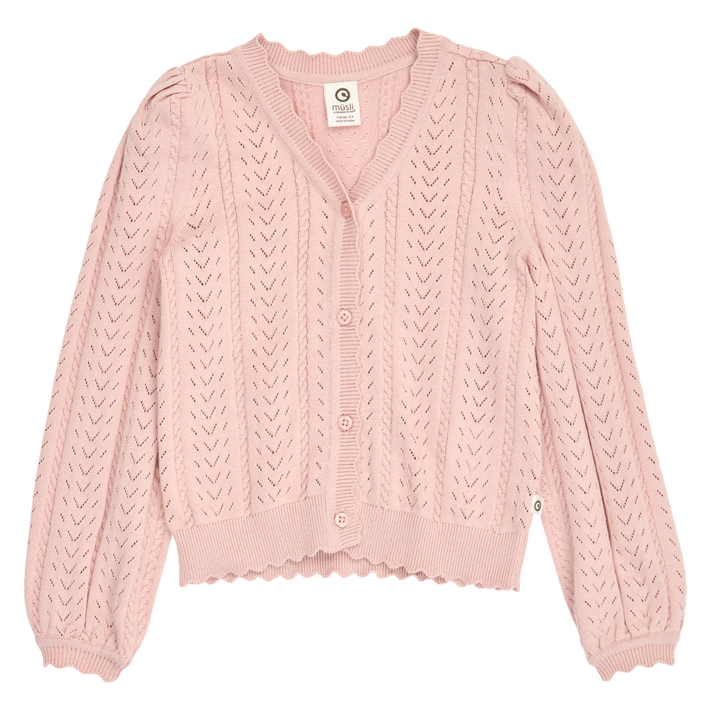 müsli Strickjacke L_S Tee Blush 014150801