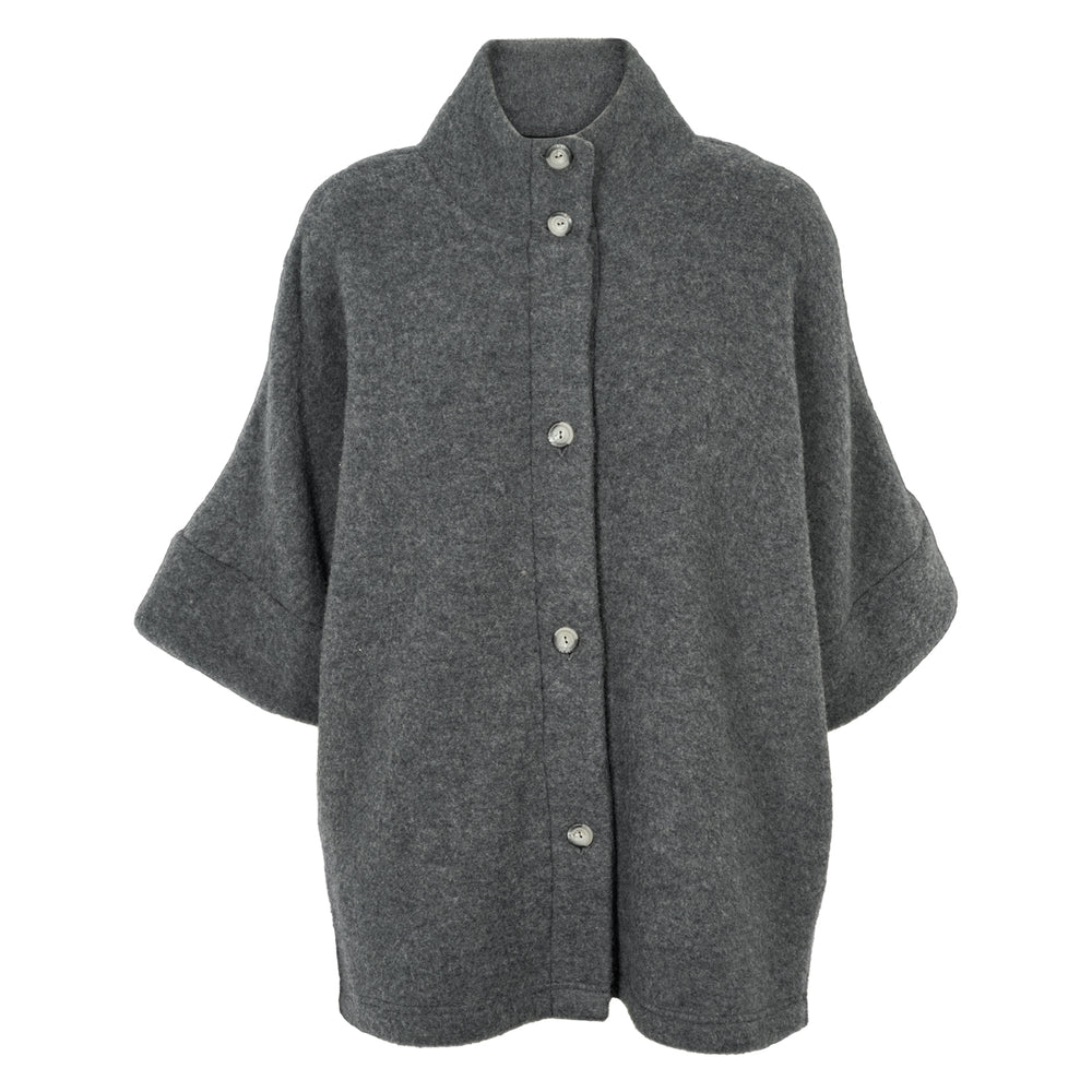 Conservandum Strickjacke aus Merinowolle Sweatshirt Dark grey 892000011