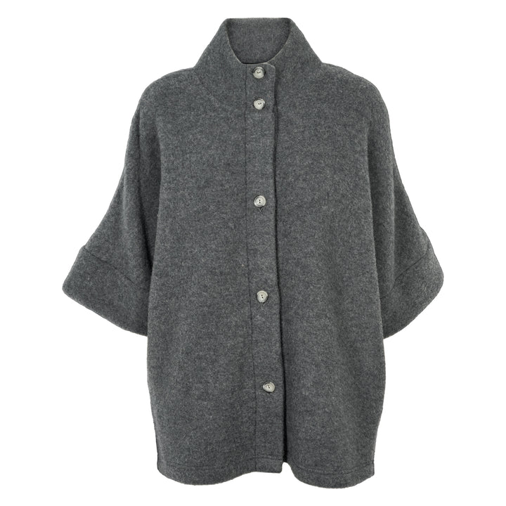 Conservandum Strickjacke aus Merinowolle Sweatshirt Dark grey 892000011