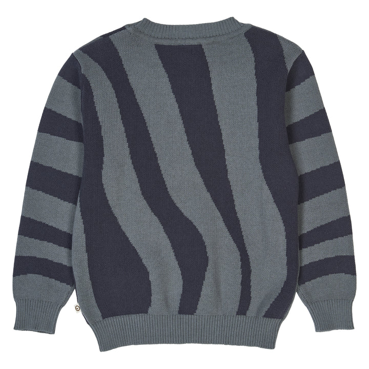 müsli Strickpullover L_S Tee Stormy blue 018421402
