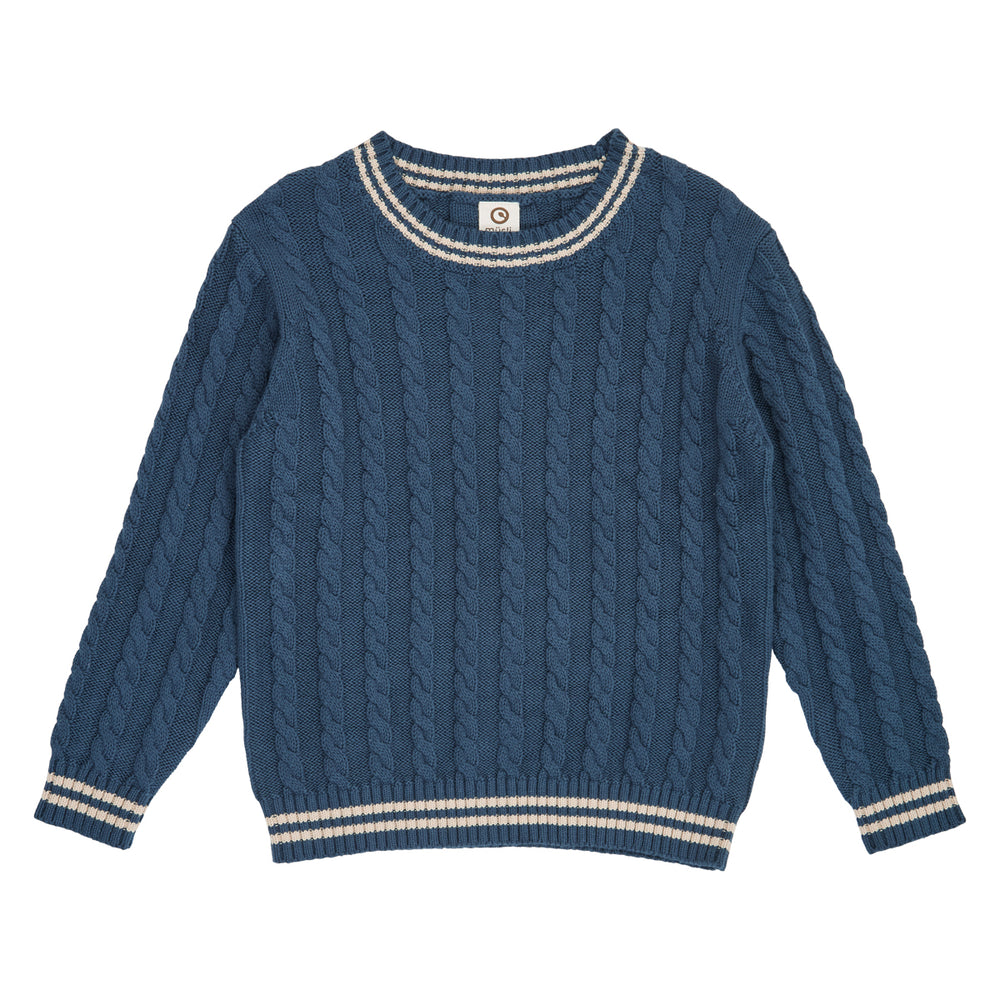 müsli Strickpullover L_S Tee Navy 019403101