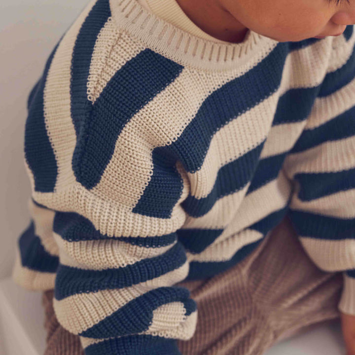 müsli Strickpullover L_S Tee Navy 019403101