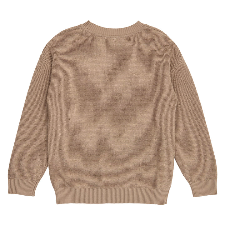 müsli Strickpullover L_S Tee Walnut 017080802