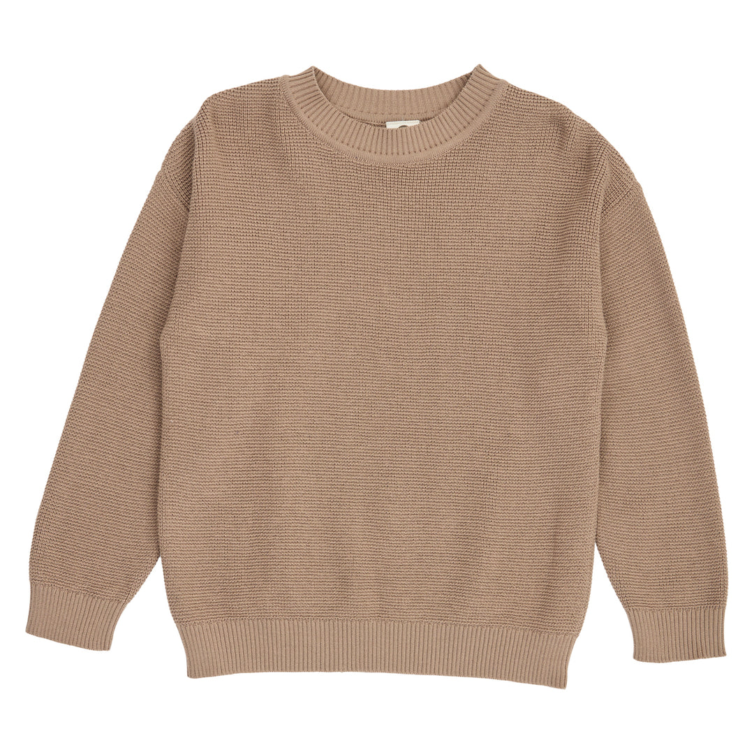müsli Strickpullover L_S Tee Walnut 017080802