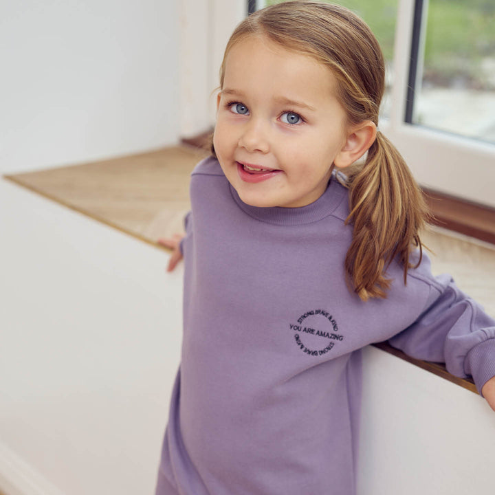 müsli Sweatshirt L_S Tee Lilac fog 018371202