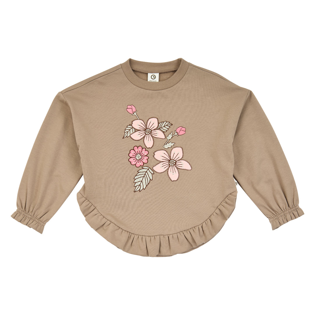 müsli Sweatshirt L_S Tee Walnut 017080802