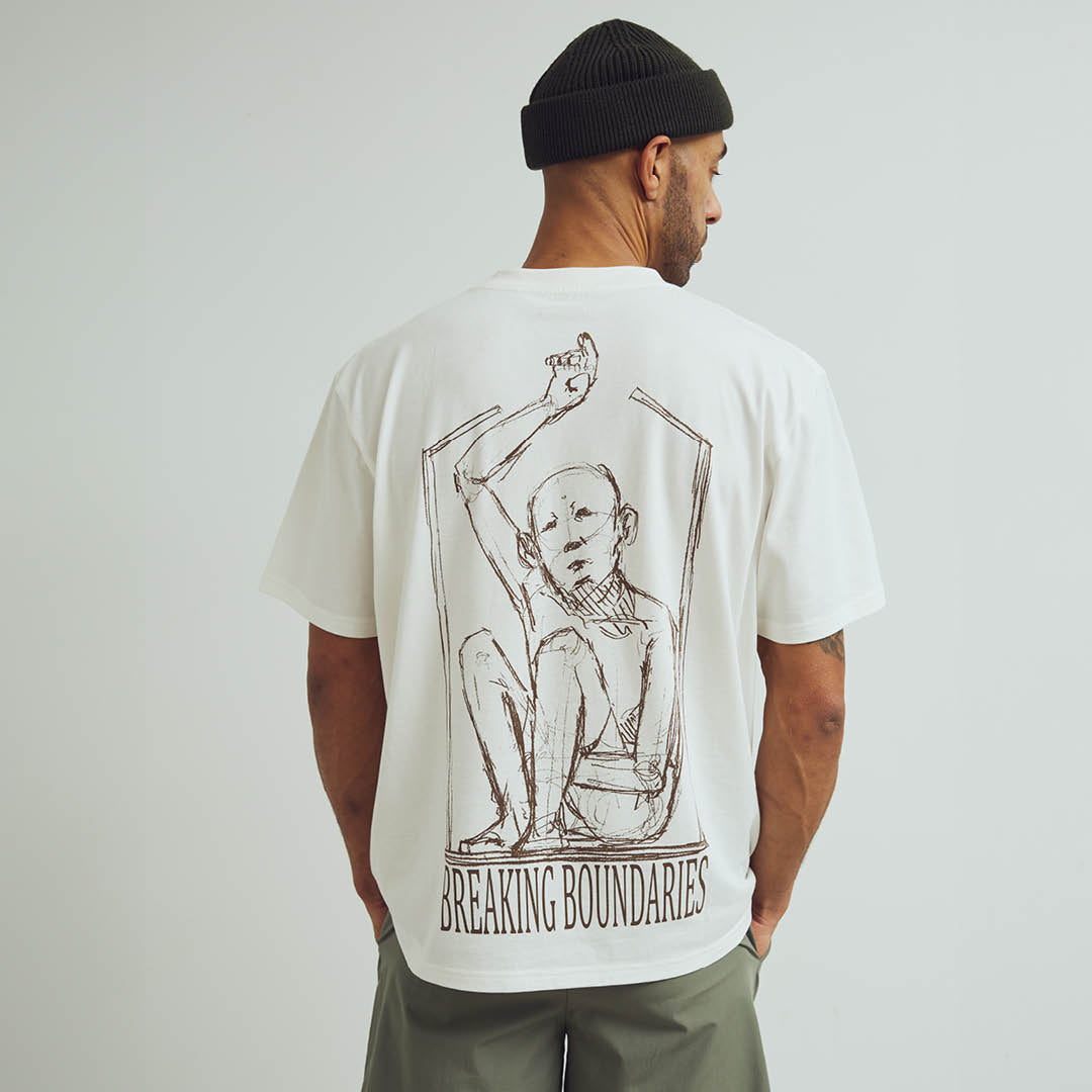 Conservandum T-Shirt mit Print S_S Tee Bone white 011480101