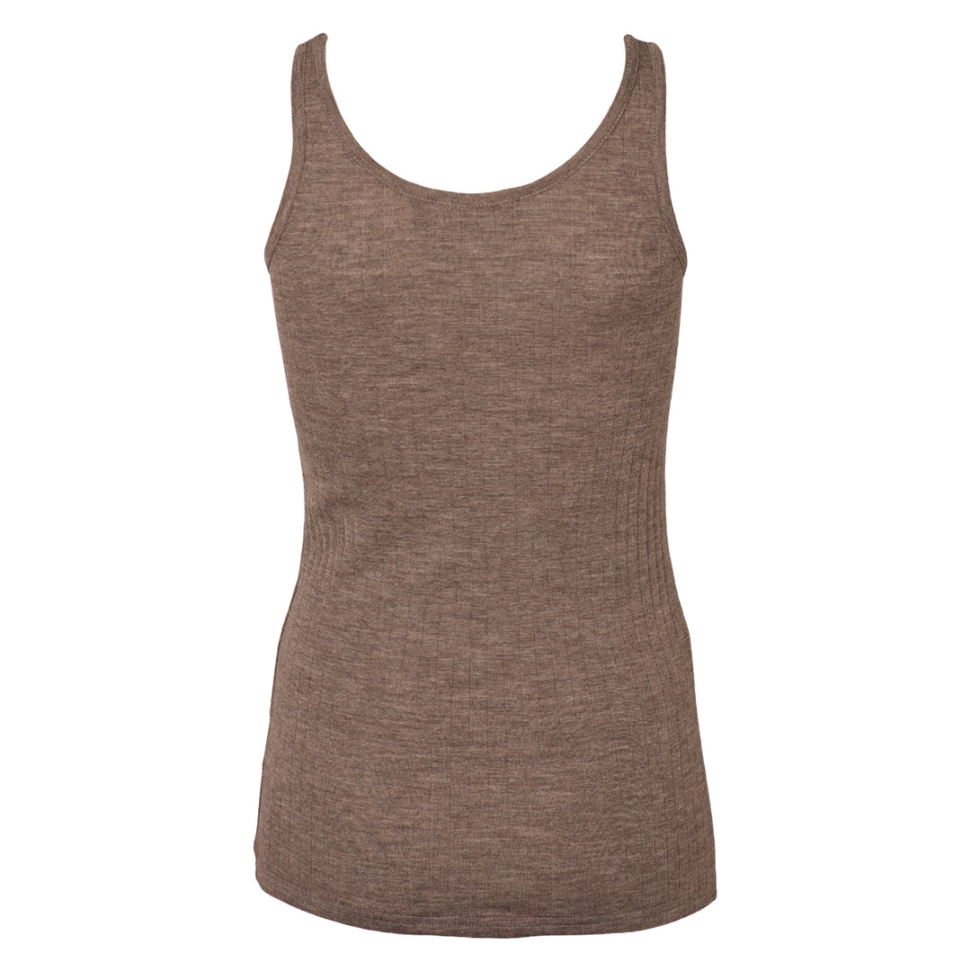 Conservandum Tank Top S_S Tee Walnut melange 821000012