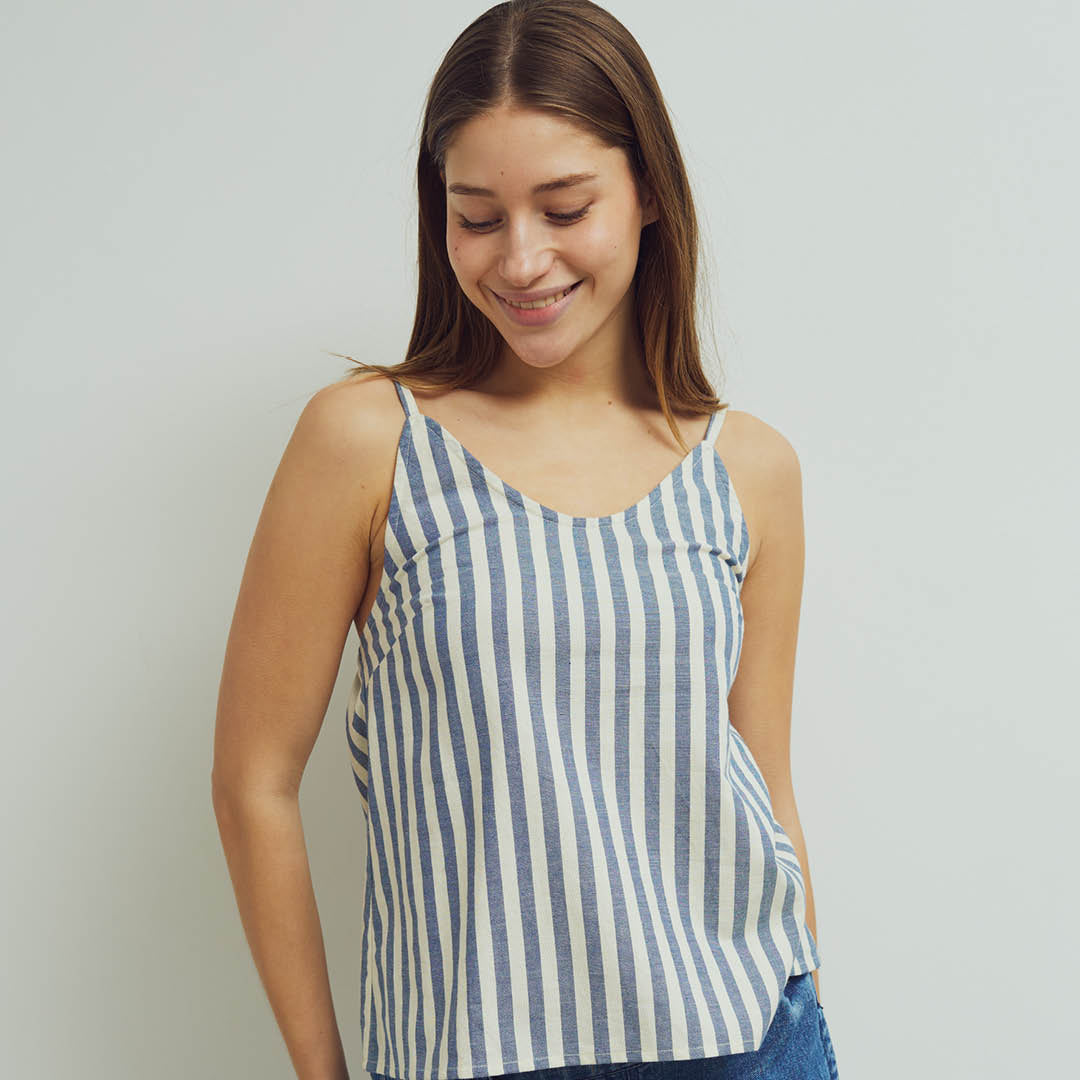 Conservandum Top S_S Tee Blue / White 690000274
