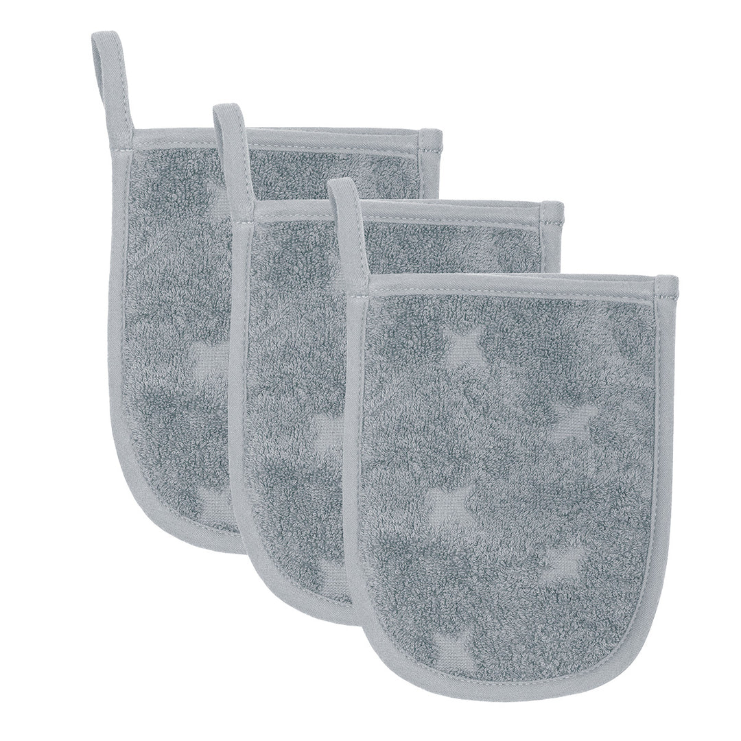 müsli Waschhandschuh 3er-Pack Bathrobes & Towels Jasmin blue 015430501