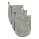 müsli Waschhandschuh 3er-Pack Bathrobes & Towels Mineral green 016590401