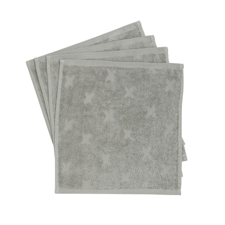 müsli Waschlappen 4er-Pack Bathrobes & Towels Mineral green 016590401